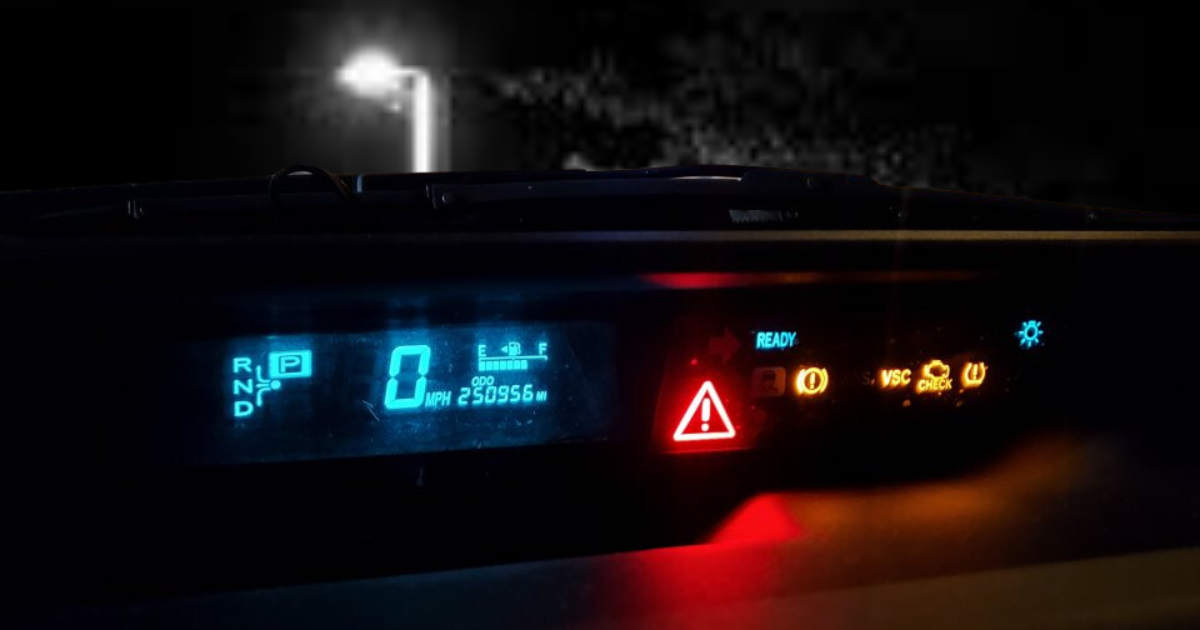 Lights and Signals of toyota prius