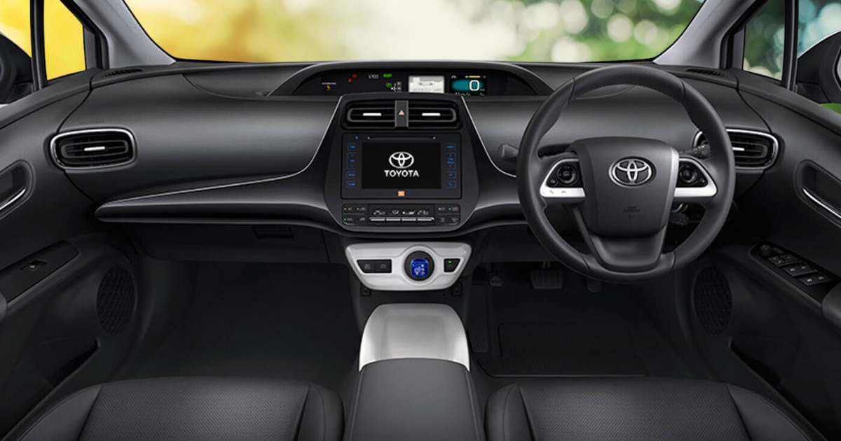 Interior Examination of toyota prius